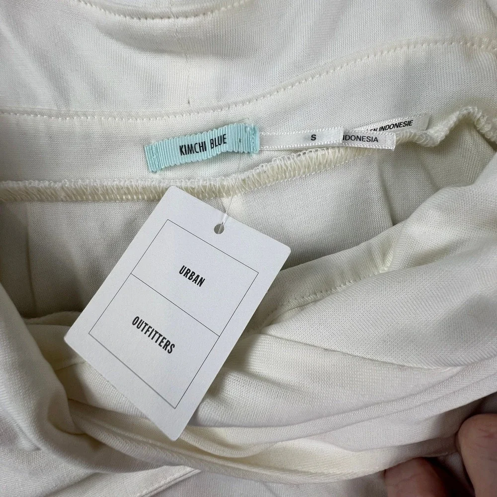 Urban Outfitters Kimchi Blue Y2K Wrap Romper Dress Side Tie Small White - Picture 8 of 12